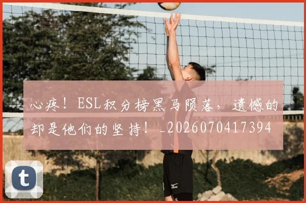 心疼!ESL积分榜黑马陨落,遗憾的却是他们的坚持!_20260704173942